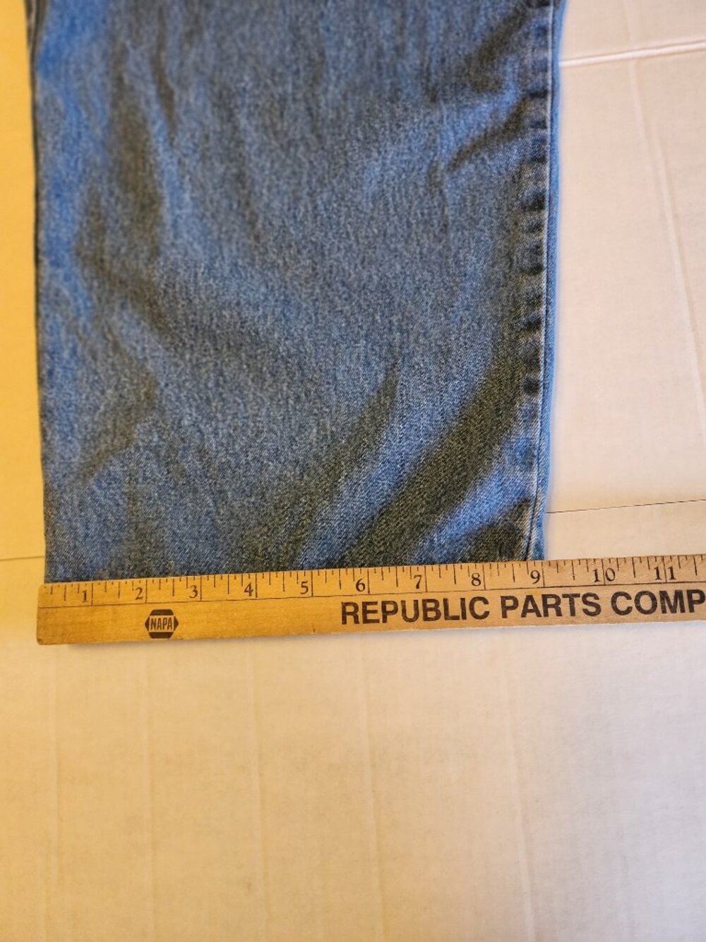 Vintage Watch L.A. 90s Patchwork Denim Streetwear Overalls XL Cottagecore Y2K - Picture 14 of 14